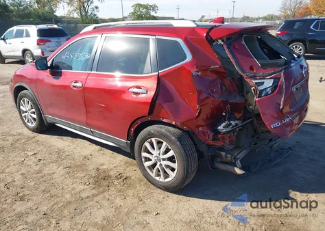 2018 Nissan Rogue Sv z USA, uszkodzony, nr VIN 5N1AT2MT6JC708065